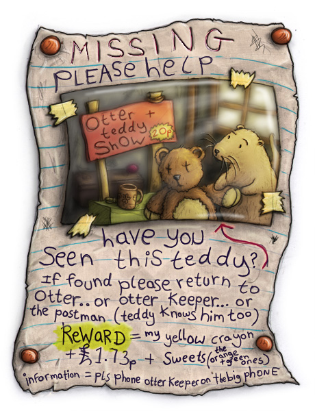 lost teddy poster